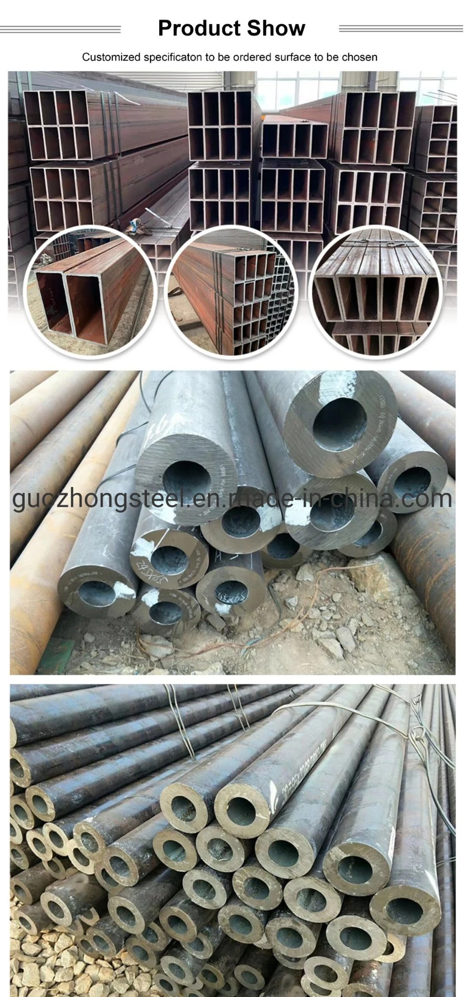 Hot Rolled Tube GOST 3262-75 Seamless Carbon Steel Pipe