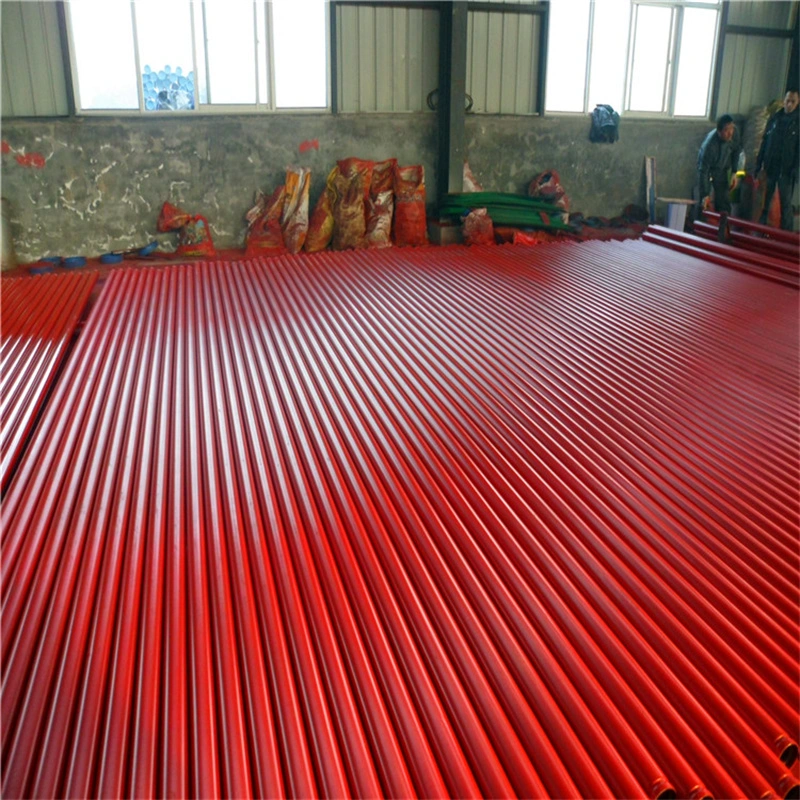 ASTM A795 A135 ERW Carbon Steel Pipe Red Coated Fire Protect Pipes